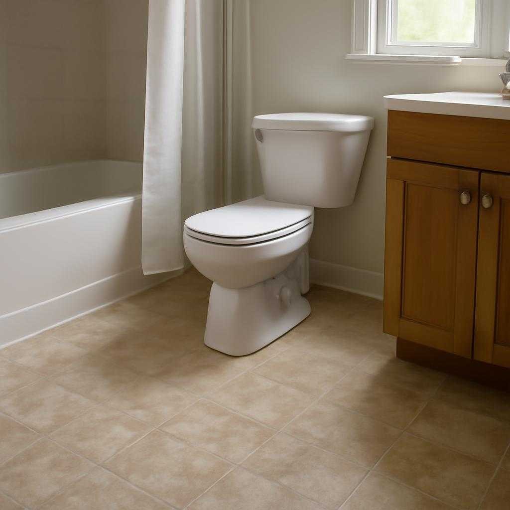 линолеум в ванной