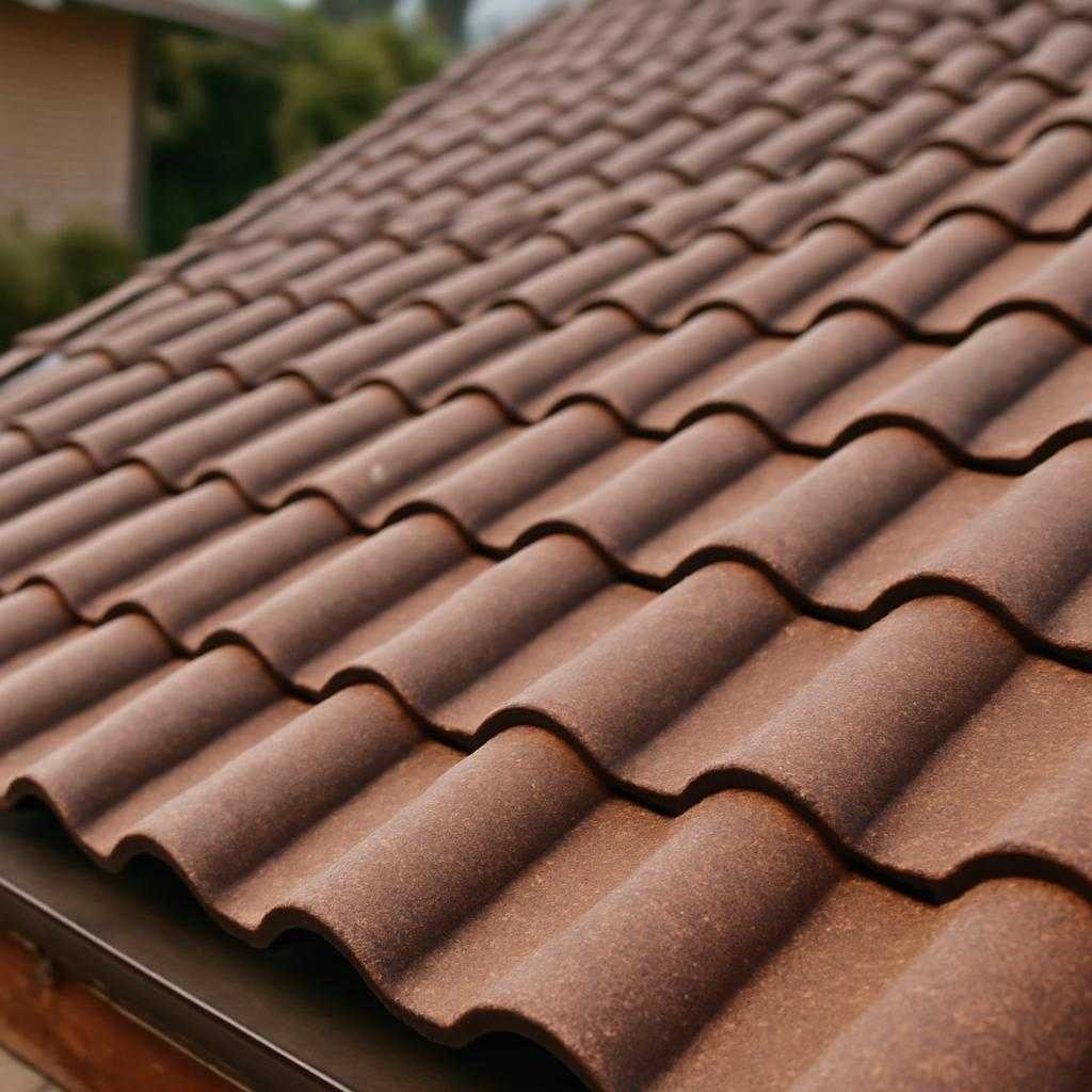 полимерно-песчаная черепица