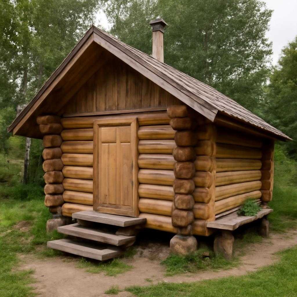 бани из бревна